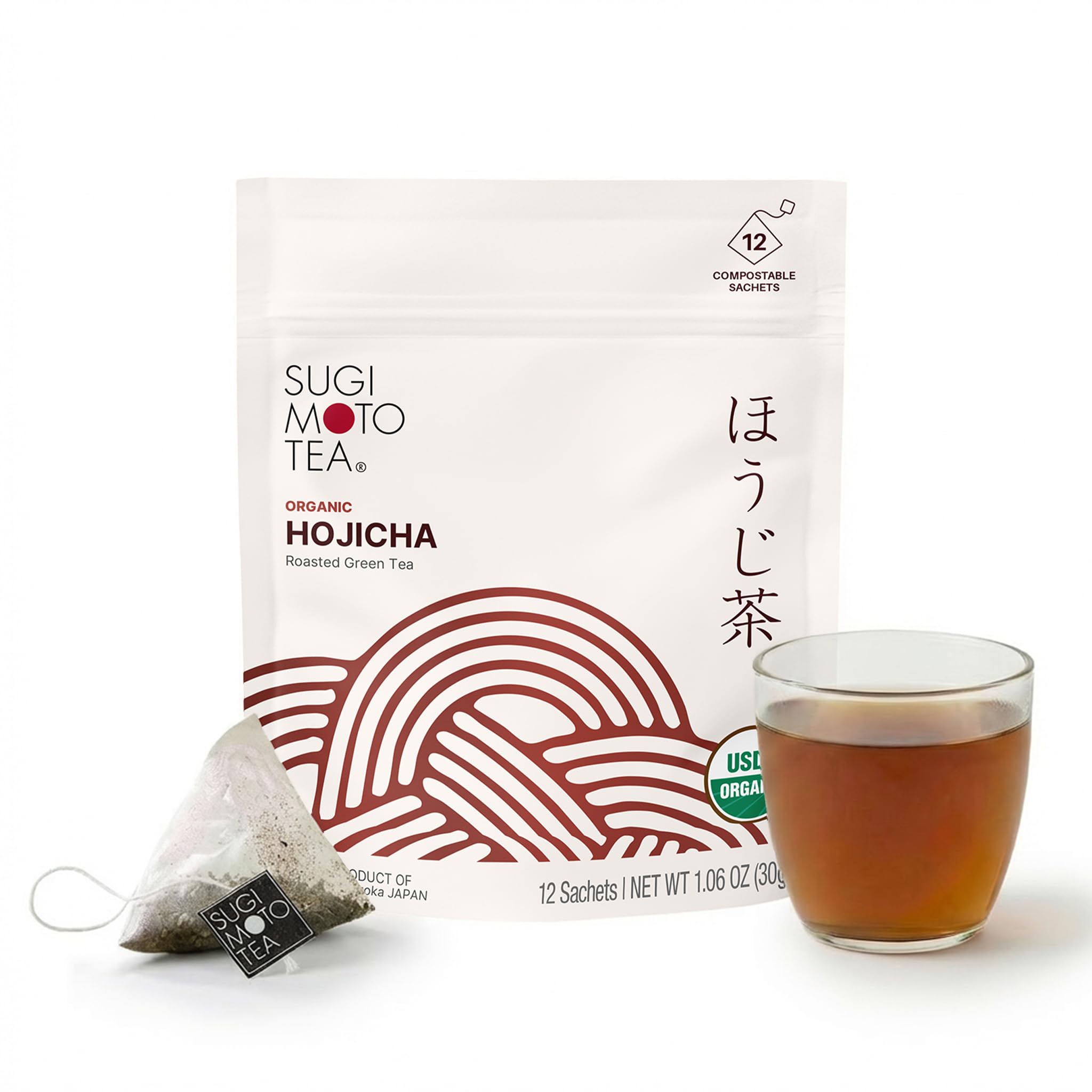 Amazon.com: SUGIMOTO TEA Japanese Organic Hojicha Roasted Green
